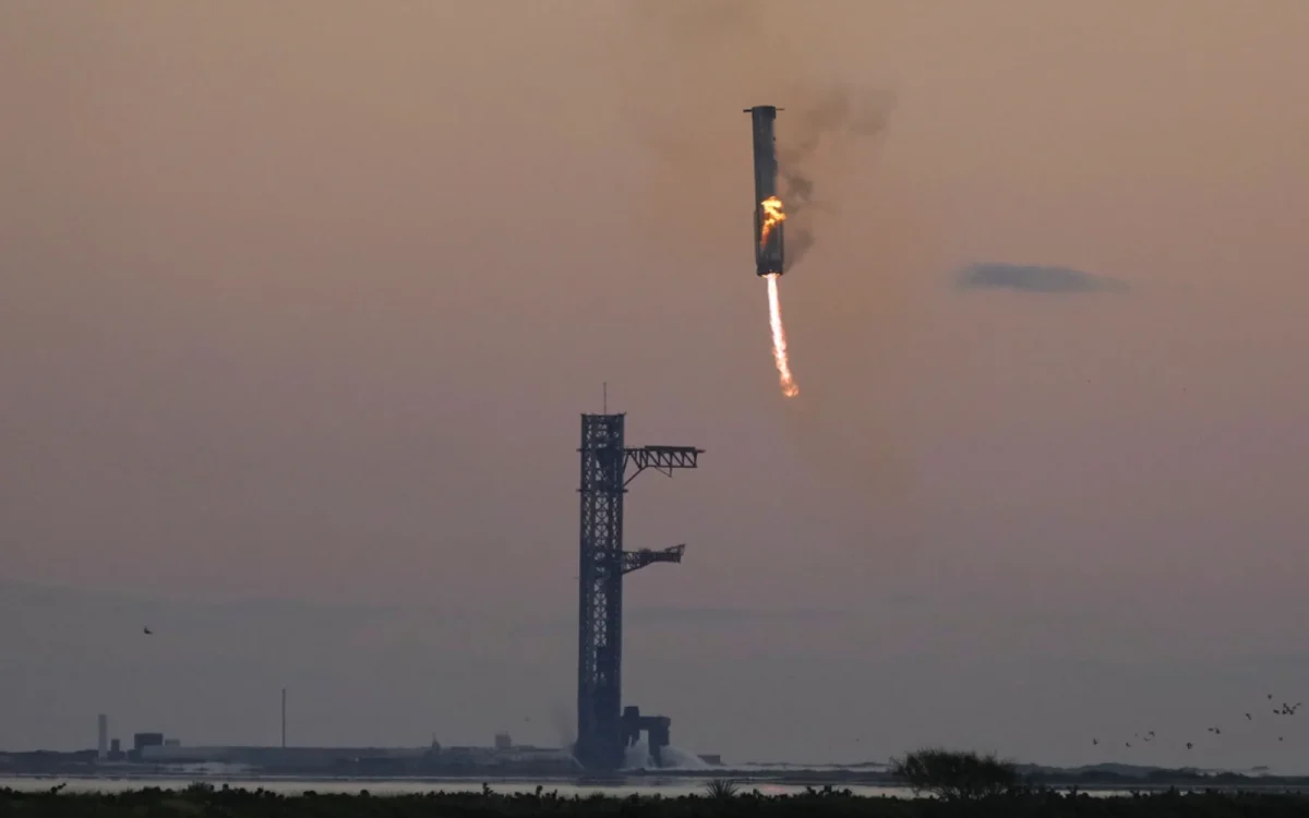 SpaceX Makes History by Catching Rocket Mid-Air with Mechazilla