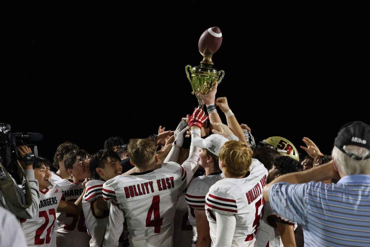 The Bullitt East Chargers, taking home another win for the Bullitt Cup. “ It's brotherhood.”  
